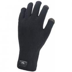 Sealskinz Waterproof All Weather Ultra Grip Knitte - Black - Str. XL - Handsker