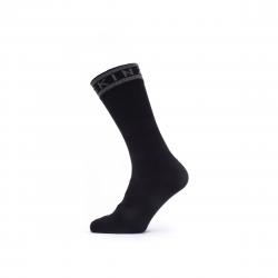 Sealskinz Scoulton Wp Warm Wt. Mid Sock W. Hydrost - Black/Grey - Str. M - Sokker