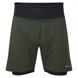 Montane Slipstream Twin Skin Shorts - OAK GREEN - Str. M - Shorts