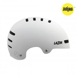 Lazer hjelm One+ MIPS mat hvid S 52-56cm - Cykelhjelm