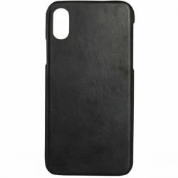 iPhone X/Xs Copenhagen Leather Cover Black
