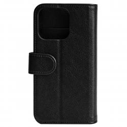Essentials Iphone 13 Mini Pu Wallet, 3 Cards, Black - Mobilcover