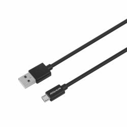 Essentials Usb-a - Micro Usb Cable, 1m, Black - Ledning
