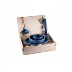 Kupilka Premium, Blue in wooden box - Køkkenredskaber