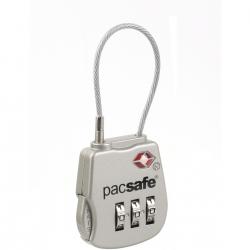 Pacsafe Prosafe 800 TSA kode wirelås - Silver