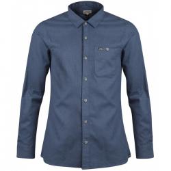 Lundhags Ekren Solid Ms Ls Shirt - Mid Blue - Str. S - Skjorte