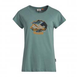 Lundhags Tived Fishing T-shirt W - Jade - Str. M - T-shirt