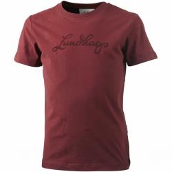 Lundhags Lundhags Jr Tee Eol - Dark Red - Str. 134/140 - T-shirt