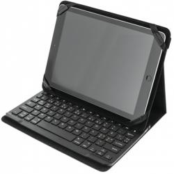 Cover og Bluetooth tastatur til 10 Tablets, sort - Tabletcover
