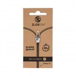 Zlideon Narrow Zipper S - Silver - Str. S - Lynlås