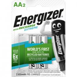 Energizer Recharge Extreme Eco AA 2300mAh 2 pack - Batteri