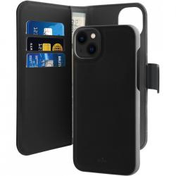 Puro Iphone 13/14 Eco-leather Wallet, Detach, Black - Mobilcover