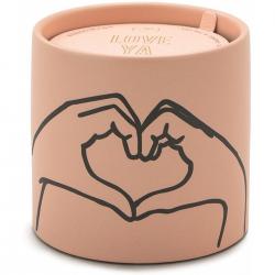 Paddywax Candle Heart Tobacco - Lys