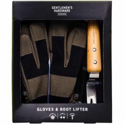 Gentlemen's Hardware Set Gloves (L) & Root Lifter - Haveredskaber