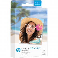 HP Sprocket Zink paper 3,5x4,25 20-pack - Tilbehør til kamera