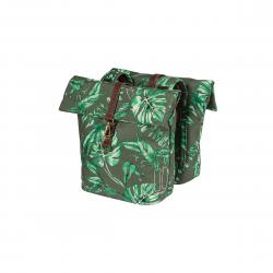Basil Bicycle Bag Ever-Green Double Bag 28-32L Thyme Green - Cykeltaske