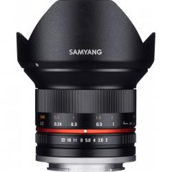 Samyang 12mm f/2.0 NCS CS Canon M (Black) - Kamera objektiv
