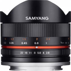 Samyang 8mm f/2.8 UMC Fish-Eye II Sony E (Black) - Kamera objektiv