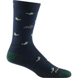 Darn Tough Duck Duck Moose Crew Lightweight With Cushion Ecli - Sokker Darn Tough Duck Duck Moose Crew Lightweight With Cushion Ecli - Sokker