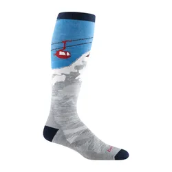Darn Tough Heady Yeti Otc Midweight With Cushion Gray M - Sokker Darn Tough Heady Yeti Otc Midweight With Cushion Gray M - Sokker