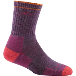 Darn Tough Hiker Micro Crew Sock Cushion Plum Heather L - Sokker - Str L Darn Tough Hiker Micro Crew Sock Cushion Plum Heather L - Sokker - Str L