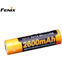 Fenix Batteries 18650 2600 Mah Usb - Batteri Fenix Batteries 18650 2600 Mah Usb - Batteri