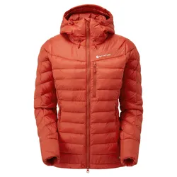 Montane Fem Ground Control Jacket - SAFFRON RED - Str. XL/EU42-44 - Jakke Montane Fem Ground Control Jacket - SAFFRON RED - Str. XL/EU42-44 - Jakke