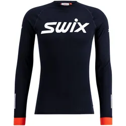 Swix Roadline Racex Long Sleeve M - Black/Dark Navy - Str. L - Undertrøje Swix Roadline Racex Long Sleeve M - Black/Dark Navy - Str. L - Undertrøje