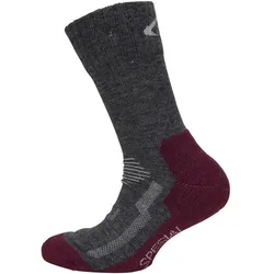 Ulvang Spesial Jr - Charcoal Melange/Fig - Str. 25-27 - Strømper Ulvang Spesial Jr - Charcoal Melange/Fig - Str. 25-27 - Strømper